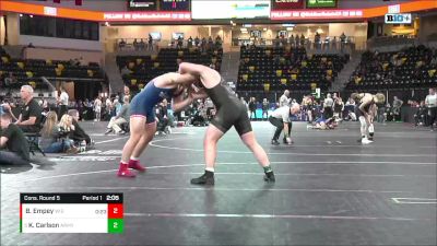 285 lbs Cons. Round 5 - Kade Carlson, Army West Point vs Brooks Empey, Wisconsin