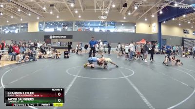 110 lbs Round 4 (8 Team) - Jacob Saunders, Team Shutt vs Brandon Lefler, North Carolina National Team