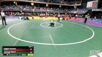 5A 106 lbs Champ. Round 1 - Tobias Gilman, Argyle vs Nathan Reilly, Cedar Park