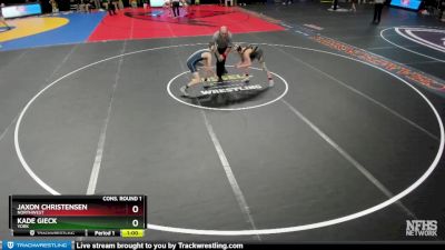 Cons. Round 1 - Jaxon Christensen, Northwest vs Kade Gieck, York