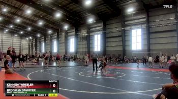 66 lbs Semis - R1 Wb - Kennedy Wheeler, Charlies Angels Pink vs Brooklyn Stauffer, Beast Mode Green