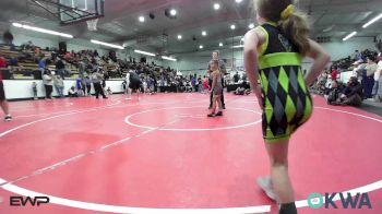 55-58 lbs Consolation - Lainey Davie, Salina Wrestling Club vs Everlee Henderson, Standfast