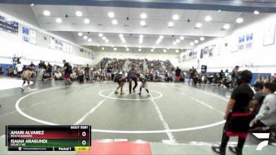 77 lbs Champ. Round 1 - Isaiah Aragundi, Legacy WC vs Amari Alvarez, Pico Punishers