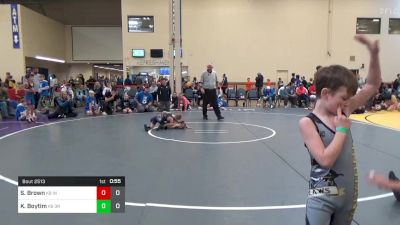 50 lbs Rr Rnd 2 - Skyler Brown, Indiana Outlaws K-8 vs Kase Boytim, Third Monkey K-8