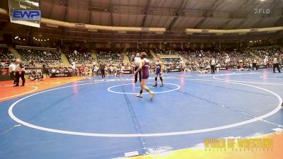 64 lbs Round Of 32 - Liam Brent, Massa's Maniacs vs Cato Varela, Chickasha Wrestling