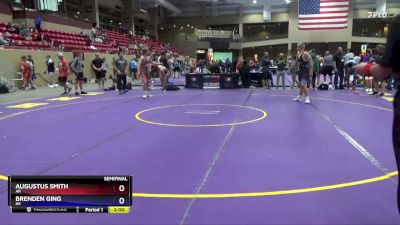 157 lbs Semifinal - Augustus Smith, AR vs Brenden Ging, NE