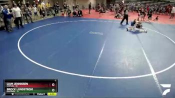 102 lbs Semis & 1st Wrestleback (8 Team) - Liam Jennissen, Staples vs Brock Lundstrom, Hastings