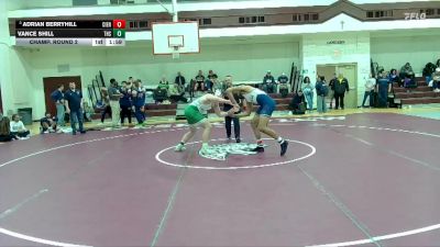 215 lbs Champ. Round 2 - Adrian Berryhill, Cienega vs Vance Shill, Thatcher High School