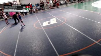 87-94 lbs Champ. Round 1 - Bently Nanninga, Kewanee vs Hank Pennington, Pekin Boys & Girls Club