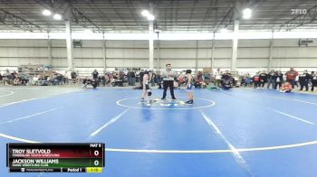 70-75 B Round 2 - Jackson Williams, Hawk Wrestling Club vs Troy Sletvold, Timberline Youth Wrestling