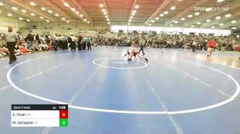 126 lbs Semifinal - Gage Owen, MD vs Max Gallagher, NY