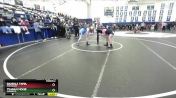 190 lbs Semifinal - Daniela Tapia, Paramount vs Teagan Moise, Camarillo