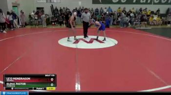 113 lbs Round 4 - Le`o Mondragon, Weaver vs Elena Pastor, Florence