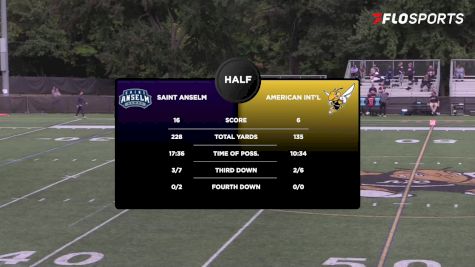 Replay: Saint Anselm vs AIC | Sep 21 @ 12 PM