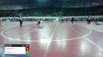 130 lbs Semifinal - Parker Martinez, Team Tulsa Wrestling Club vs Olivia Cherry, Noble MS