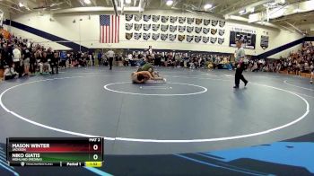 150 lbs Quarterfinal - Niko Giatis, Highland (Medina) vs Mason Winter, Jackson