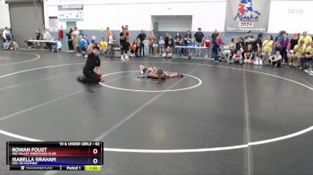 62 lbs Semifinal - Isabella Graham, Mat-Su Matmen vs Rowan Foust, Mid Valley Wrestling Club