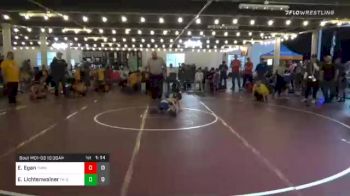 50 lbs Prelims - Easton Egan, Team Michigan vs Evan Lichtenwalner, PA East