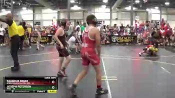 101 lbs Semis & 1st Wrestleback (8 Team) - Joseph Petersen, ARES vs Tavarius Briar, American Gladiators-Red