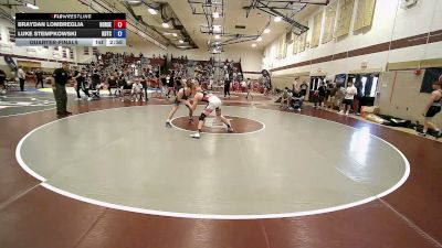 165 lbs Quarterfinal - Braydan Lombreglia, Iron Horse vs Luke Stempkowski, KD Training Center