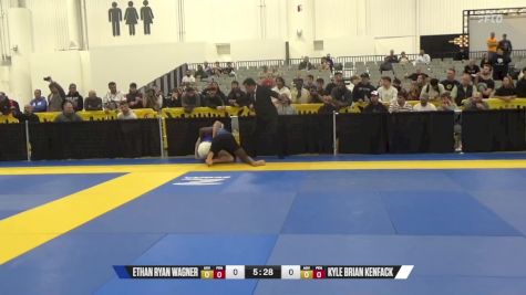 Kyle Brian Kenfack vs Ethan Ryan Wagner 2024 World IBJJF Jiu-Jitsu No-Gi Championship