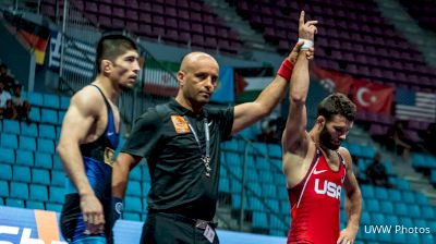 57 kg - Thomas Gilman, USA vs Nodirjon Safarov, UZB Scoring Highlight