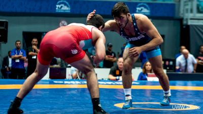 65 kg - Yianni Diakomihalis, USA vs Adlan Askarov, KAZ Scoring Highlight