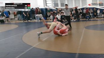 125 lbs Consi Of 16 #1 - Porter Matecki, Southern Illinois vs Easton Mull, Clarion