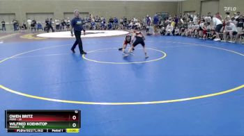 84 lbs Semis (4 Team) - Wilfred Koehntop, MAHACA vs Owen Britz, Pierz