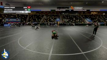 175 lbs 19th Place Match - Hussul Greer, DeKalb vs Joe Moore, Freedom