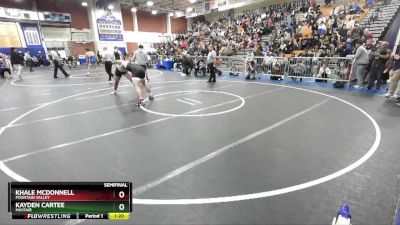 215 lbs Semifinal - Khale McDonnell, Fountain Valley vs Kayden Cartee, Mayfair