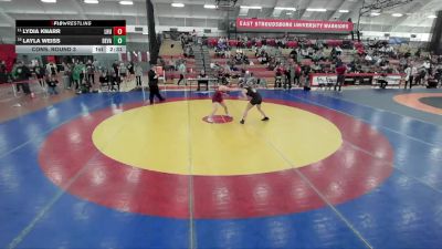 131 lbs Cons. Round 3 - Layla Weiss, Delaware Valley vs Lydia Knarr, Lock Haven University