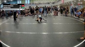 56 lbs Round 2 (10 Team) - Logan Robinson, Florida Avengers vs Amazin Hall, Roundtree WA