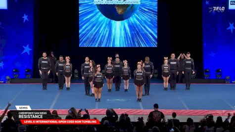 Cheer Force - San Diego - Resistance [2025 L6 International Open Coed Non Tumbling Semis] 2025 The Cheerleading Worlds
