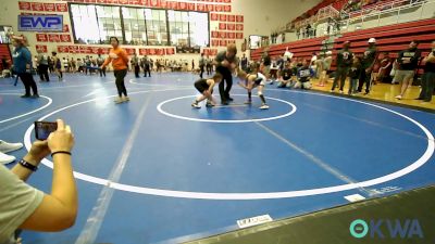 61 lbs Rr Rnd 1 - Cayden Petersen, Lions Wrestling Academy vs ITALY KUKOVICH, Apache Youth Wrestling