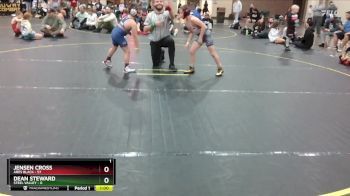 78 lbs Round 2 (8 Team) - Jensen Cross, Ares Black vs Dean Steward, Steel Valley