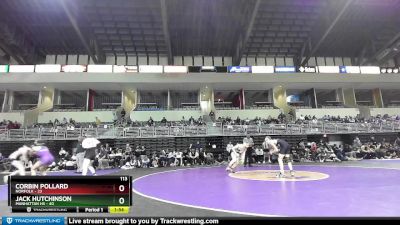 113 lbs Quarters & 1st Wb (16 Team) - Corbin Pollard, Norfolk vs Jack Hutchinson, Manhattan HS