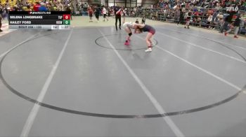 130 lbs Champ. Round 2 - Selena Longbrake, Timber Lake Panthers vs Hailey Ford, Valley City Express Wrestling