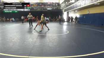 125 lbs Champ. Round 3 - Nathan Kaiser, Lemoore College vs Mason Barros-Santiago, Rio Hondo College