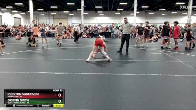 80 lbs Round 4 (8 Team) - Preston VanHoven, Rebellion vs Griffin Smith, Quest Wrestling