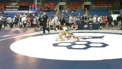 88 lbs Quarters - Ryker Rollans, Nevada vs Elijah Jensen, Washington
