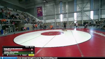 39-41 lbs Round 1 - Kailor Scheuermann, Lewiston WC vs Owen Hollamon, Mine Yard Dogs WC