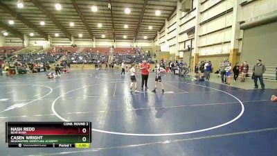 100 lbs Cons. Round 2 - Nash Redd, Bear River vs Casen Wright, Headwaters Wrestling Academy