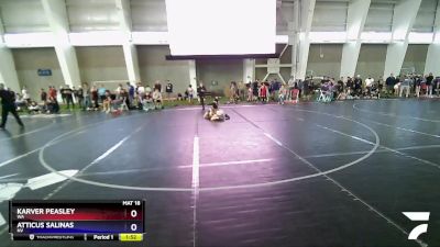 87 lbs Cons. Round 2 - Karver Peasley, WA vs Atticus Salinas, NV