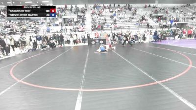 55 kg Quarters - Savannah Witt, Eagle Wrestling Club vs Stevie Joyce Martin, ZM Grappling Academy