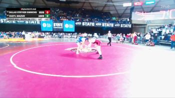 Boys 3A 175 lbs Cons. Round 5 - Dallas Stryker Simmons, White River vs Vasyl Mazur, Auburn Mountainview