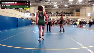 184 lbs Round 4 (6 Team) - Wyatt Romero, Big Bend Community College vs Ethan Laupepa, Northeast Oklahoma