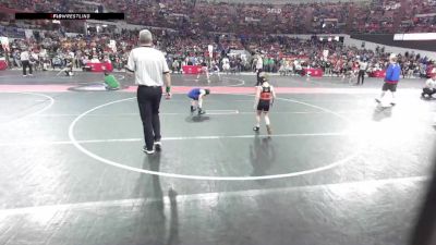 60 lbs Champ. Round 1 - Keenan Wells, LAW vs Emmerich Kalmon, Richland Center Youth Wrestling