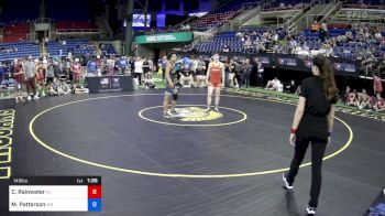 145 lbs Rnd Of 64 - Cruz Rainwater, Alabama vs Malachi Patterson, Maryland