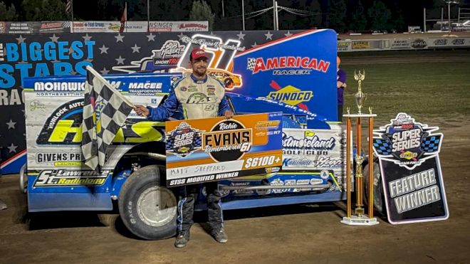 Matt Sheppard Races From 22nd To First For STSS Win At Utica-Rome